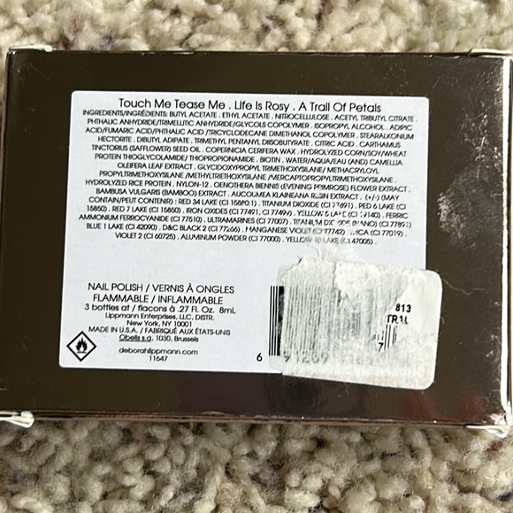 Deborah Lippmann 3 Polish Set - New In Box - Made In USA - Picture 3 of 3